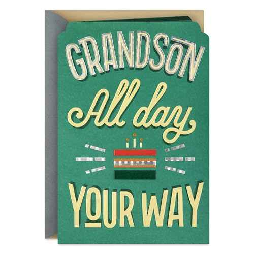 Hallmark Birthday for Grandson (All Day Your Way) from Grandma, Grandpa, Grandparents