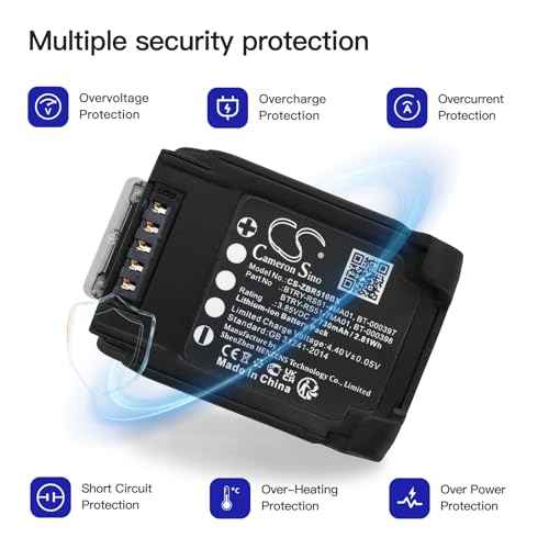 730mAh Replacement Battery Fit for Zebra RS51, RS5100, RS5100 2D Bluetooth Ring Scann, RS5100 Ring Scanner BT-000397, BT-000398, BTRY-RS51-4MA01(730mAh)