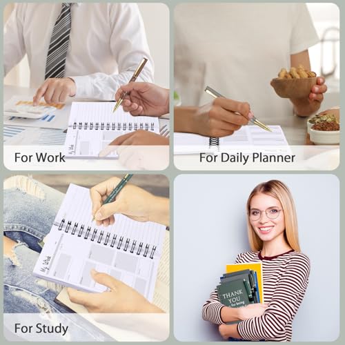 Tellingyou 60 Pcs/ 30 Set Employee Appreciation Gifts Bulk for Coworker Christmas A6 to Do List Notebook with Ballpoint Pen Weekly Journal for Staff Office Team Nurse Practitioner Thanksgiving (Boho)