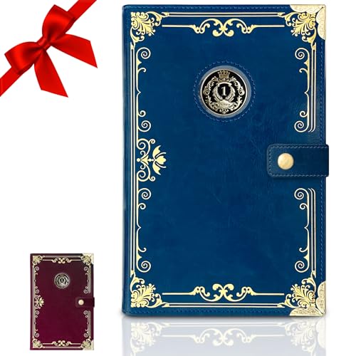 GALILEO¢ç Double AA Big Book Cover & 12 Steps & 12 Traditions | Recovery Gift | Alcoholics Anonymous | PU Leather | AA Book Covers for Hardcover|Coin Holder (Royal Vintage Design/Coin Pocket/Navy Blue)