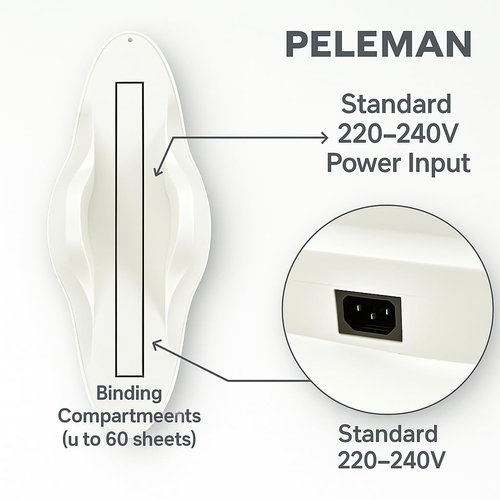 Unibind 60 Thermal Binding Machine by Peleman – Compact Book Binder for Office Supplies | No Warm-Up Needed | Fast, Easy Binding for Reports, Documents, and Covers with a Professional Finish
