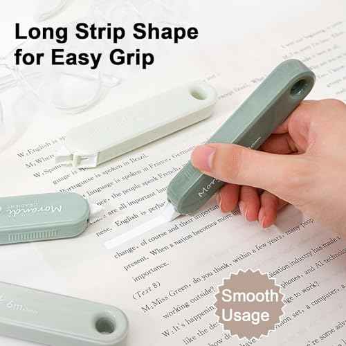 5 PCS Correction Tape with Lid, Easy to Use Correction Tapes, White Applicator for Instant Corrections