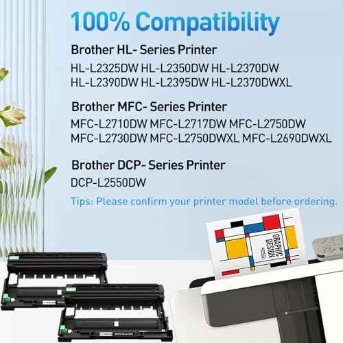 Compatible DR730 Drum Unit Replacement for Brother DR730 DR-730 for MFC-L2710DW MFC-L2750DW HL-L2395DW HL-L2370DW HL-L2350DW HL-L2390DW DCP-L2550DW Printer (Black, 2-Pack)