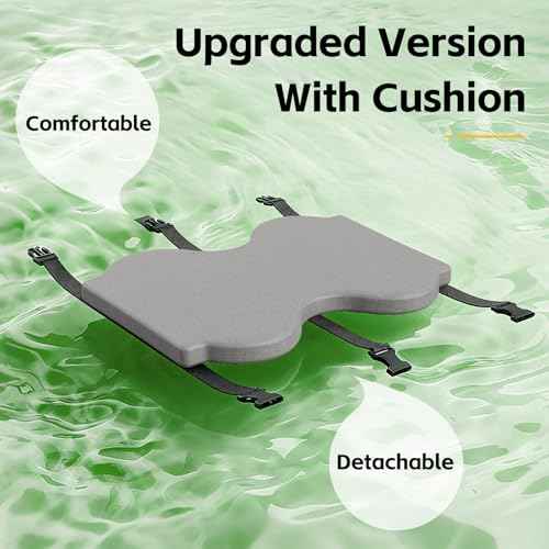 Ergonomic Under Desk Bamboo Footrest, 3-in-1 Reversible Rocking Footrest with Footpads, 4 Adjustable Heights Office Foot Stool, Large Anti-Slip Surface, Improves Posture and Blood Circulation