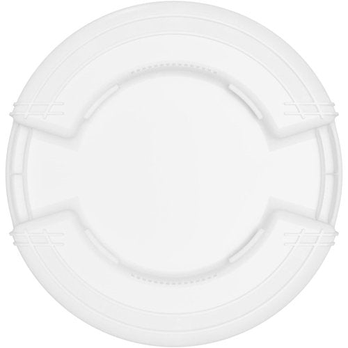 SPARTA Bronco Waste Container Trash Container, Round Trash Bin for Disposal, 20 Gallons, White, (Pack of 6)