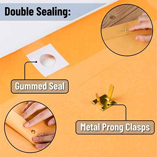 Mr. Pen- Clasp Envelopes,18 Pack, 9x12, Brown Kraft, Letter Size Envelopes, Document Envelope