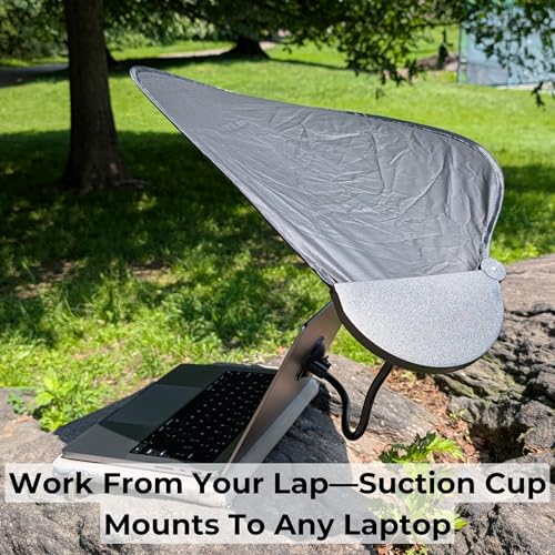 Cubicle Shade ? Adjustable Desk Shade for Cubicle to Block Light & Reduce Glare ? Portable Cubicle Light Shield and Office Shade to Block Overhead Light ? Ideal Laptop Shade for Working Outside