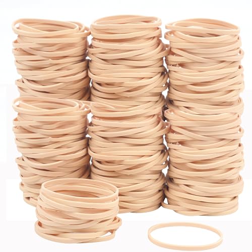 AMUU Light-Brown Rubber Bands #33, 200pcs, 90mm x 3mm x 1.5mm