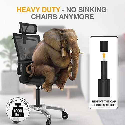 Office Chair Cylinder Replacement,Heavy-Duty Gas Lift Cylinder Fits Most Chairs,Highest End Class 4 Hydraulic Pneumatic Piston, Universal Size
