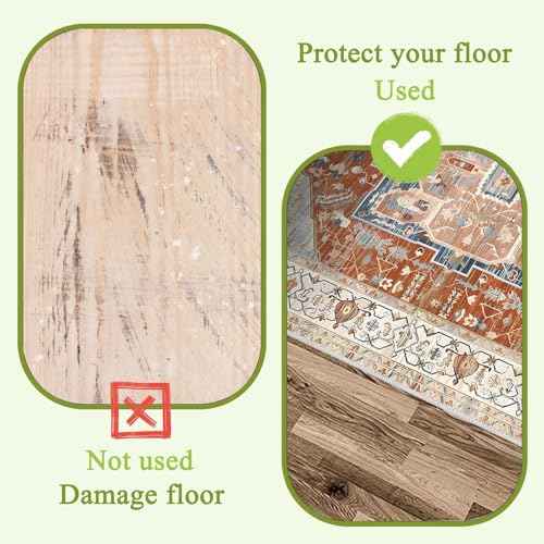 Office Chair Mat for Hardwood Floor,Desk Chair Mat for Rolling Chairs,Computer Gaming Chair Mat Rectangular Office Rug,Anti Slip Non-Curve Floor Protector for Home Office.(2.9ftx3.9ft)