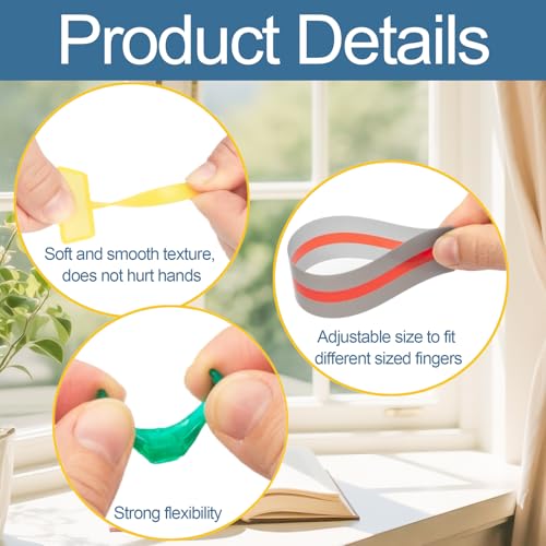 20PCS Dyslexia Tools for Kids ? Premium Guided Reading Strips with Finger Pointers, Colorful ADHD Text Overlays, Highlighter Trackers for Early Readers