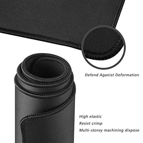 Cmhoo XXL Large Gaming Mouse Pad 15.7 x 35.4 Inches Anti-Fray Non-Slip Surface