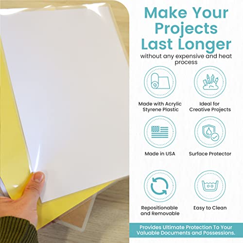 Con-Tact Clear Adhesive Book Cover Liner 13.5" x 5' for Books & Documents