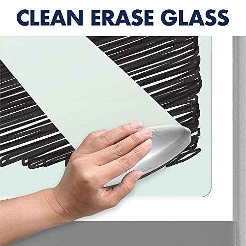 Quartet Easel, Magnetic, Glass Whiteboard, 4' x 3', Reversible, Portable, Flip Chart Holder, Infinity (ECM43G)