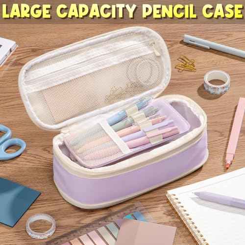 Bible Study Supplies Journaling Kit for Women, Christmas Christian Gifts for Women, Bible Study Tools with Pastel Highlighters and Pens No Bleed, Pencil Case Notebook Annotation Kit Accessories Set