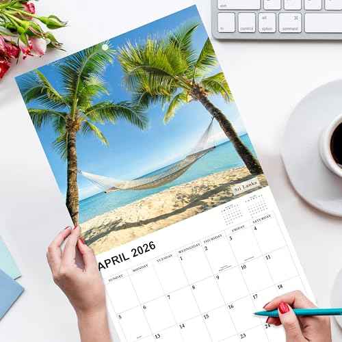 Calendar 2026-2027 - 18 Month Wall Calendar 2026-2027 JAN 2026 - JUN 2027, 2026-2027 Wall Calendar, Large Blocks, Calendar Wall for Office School Home Organizing & Planning, 12" x 24"(open)