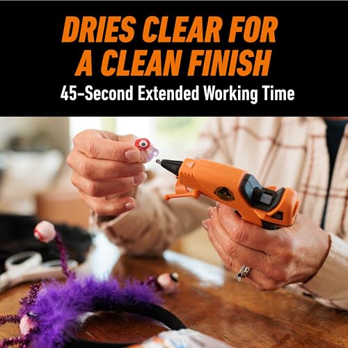 Gorilla Mini Hot Glue Gun Kit with Dual Temp & 30 Sticks - Craft & Repair