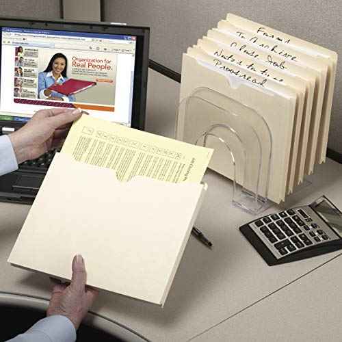 Smead File Jacket, Reinforced Straight-Cut Tab, 1-1/2" Expansion, Legal Size, Manila, 50 per Box (76540) (Pack of 1)