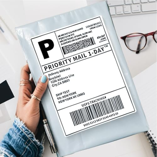 Nimbus Brothers 12x15.5 Inch White Self-Seal Poly Mailers - 10 Pack, Water & Tear Resistant Shipping Envelopes for E-Commerce