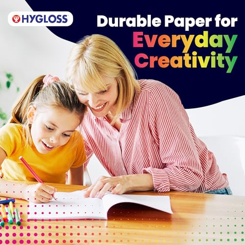 Hygloss Kids Half-Blank Drawing & Writing Notebooks 6 Pack, 5.5 x 8.5 Inches