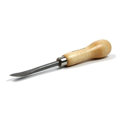 C.S. Osborne Spoon Bill Staple Puller #1066 - Perfect Hand Tool for Removing Nails and Tacks - Polished Forged Steel Blade - Essential for Upholstery Repair, DIY Leather Crafts - Made in USA