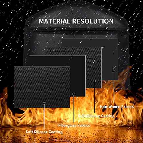 Sdstone Hanger Diversion Fireproof & Waterproof Safe with Lock & Small Fireproof Bag, Secret Safe for Money&Jewelry, Under Clothes with Hidden Compartment to Hide Items for Home or Travel Safe,2 Pack