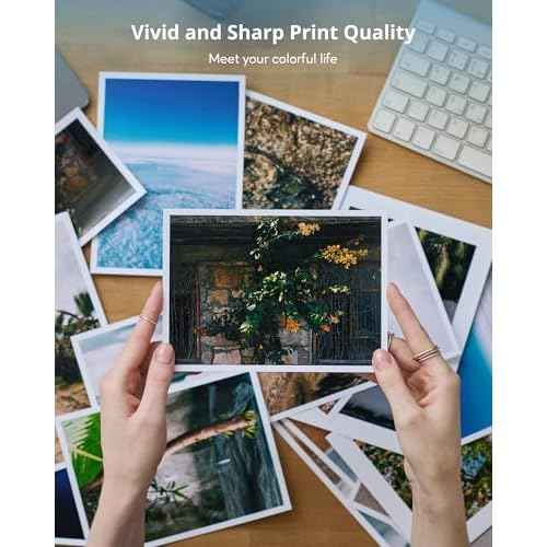 Hiipoo 552 Ink Bottles 6 Pack ET-8550 ET-8500 Replacement for 552 Ink Refill Bottle Work for Photo ET 8550 ET8500 Photo ET-8500, ET-8550 Printer (BK PB C M Y GY)