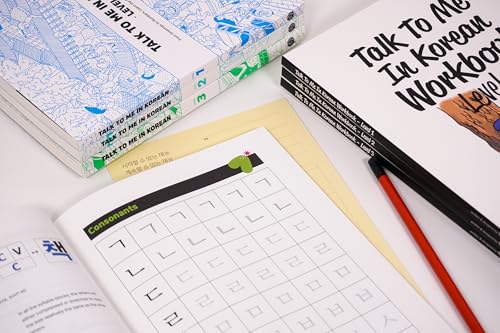 Korean Language Learning Set with Textbooks, Workbooks & Gifts – Beginner to Intermediate