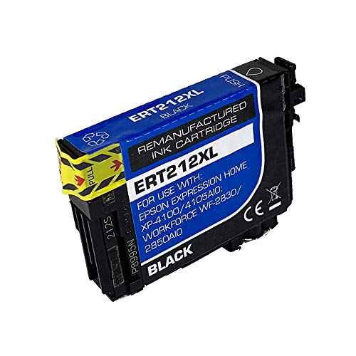 Remanufactured Ink Cartridge Replacement 4 Pack for Epson 212 212XL for XP-4100 XP-4105 WF-2830 WF-2850