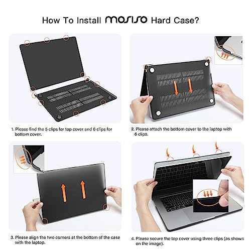 MOSISO Compatible with MacBook Air 15 inch Case 2025 2024 2023 Release M4 A3241 M3 A3114 M2 A2941, Plastic Hard Shell&Carrying Sleeve Bag&Keyboard Cover&Webcam Cover&Screen Protector, Baby Blue