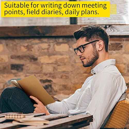 Epakh 22 Pack Spiral Notebook Bulk, Back to School Hardcover Spiral Journal Notebook 5.5 x 8.3 Inch, First Day of School Brown Travel Writing Journal Notepad, 50 Sheets 100 Pages(A5,Unlined)