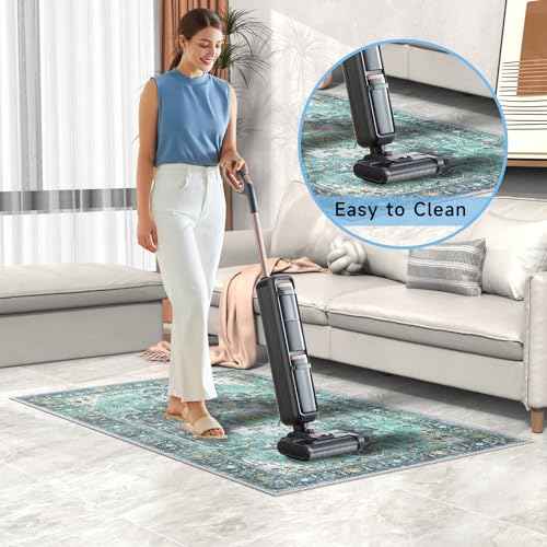Floor Mat for Office Chair, 35"x47" Hardwood & Tile, Anti-Slip Rolling Chair Mat, Durable Home & Office Floor Protector, Non-Slip and Easy to Clean, Machine Washable