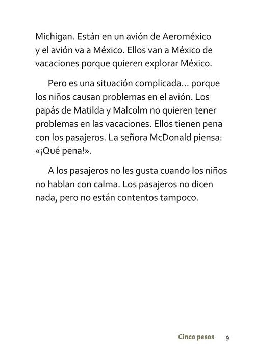 Teacher's Discovery Cinco pesos Spanish Level 1 Acquisition Reader