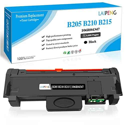 Compatible B215 B205 B210 106R04347 Toner Cartridge High Capacity 3000 Pages for Xerox B205 B210 B215 B205NI B205MFP B210DNI B215DNI B215MFP Printers ( Black, Pack x1 )