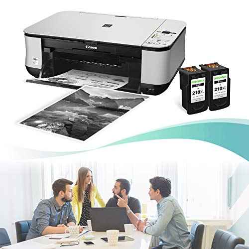 GREENBOX Remanufactured PG-210XL Ink Cartridge Replacement for Canon 210XL Black Ink Cartridge, High Yield for Canon PIXMA IP2702 MX410 MP495 MP230 MP240 MP280 MX340 MX350 MX360 Printer (2-Black)
