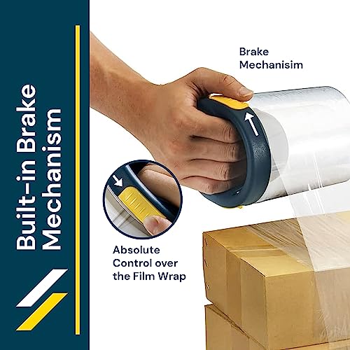 Hand Saver Stretch Film Dispenser with Brake (Fits 3" Core)