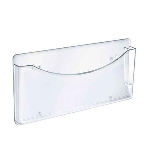 Azar Displays 250000 Clear Single Pocket Wall File