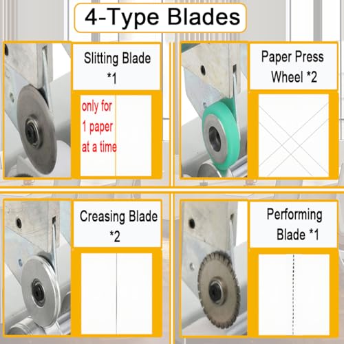 LALABU 3-in-1 Electric Paper Creasing Machine 460mm / 18 inch Folding & Cutting Tool