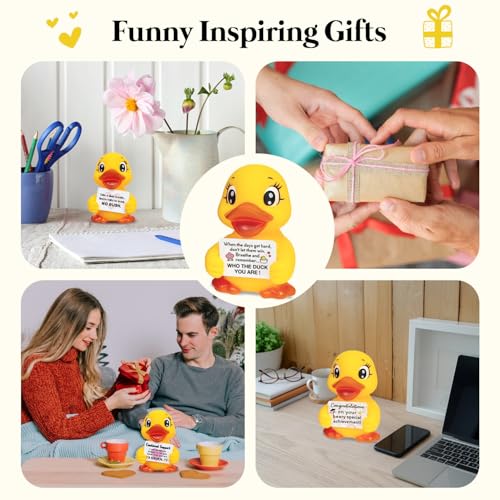 You Found a Duck Positive Emotional Support Rubber Duck Yellow Uplifting Gift