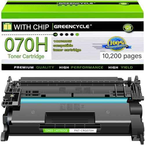greencycle 070H 070 Compatible Toner Cartridge Replacement for Canon 070 070H CRG070 CRG-070 CRG070H CRG-070H Toner Cartridge for ImageCLASS MF465dw MF462dw LBP247dw LBP246dw Printer (Black, 1-Pack)