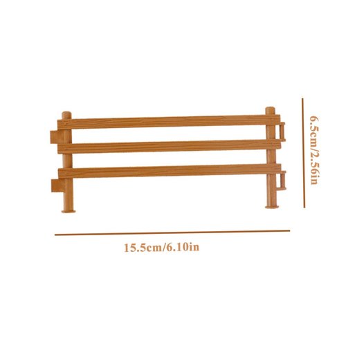 Corral Fence Toy Plastic Farm Fencing Accessories Educational Horse Fence Panel Playset 40PCS, Horse Corral Fencing Accessories