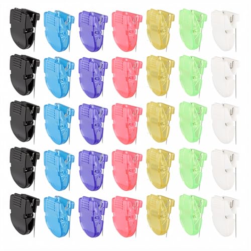 Multicolor 35 Pack Cubicle Clips for Fabric Walls Office Wall Hooks - WSICSE