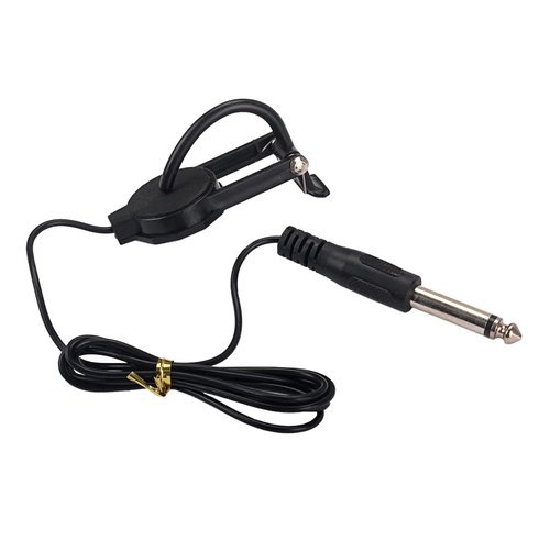 Clip On Violin Piezo Pickup Microphone Pickup For Violin Guitar Ukulele With 1/4 Inch And 1.2m Cable