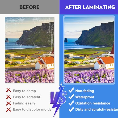 CAREGY 3Mil Thermal Laminating Pouches 9 x 11.5 Inch, 200 Pack for Office & Home