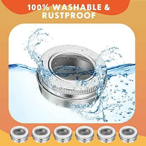 100 Pcs 0.5 Ounce Aluminum Tin Jar 15 ml Refillable Containers Clear Top Screw Lid Round Tin Container Bottle for Cosmetic, Cream, Diamond Painting, Salves, Balms, Lip Balm, Spices or Others, Silver