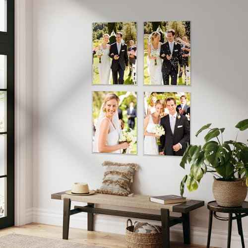 Ndsox 5 Pack 18" x 24" Rigid Print Protectors Clear Hard Plastic Sheet Protectors Poster Sleeves Top-Loading Rigid Newspaper Magazine Page Holders for Photos, Presentations, Art Painting, Sheet Music