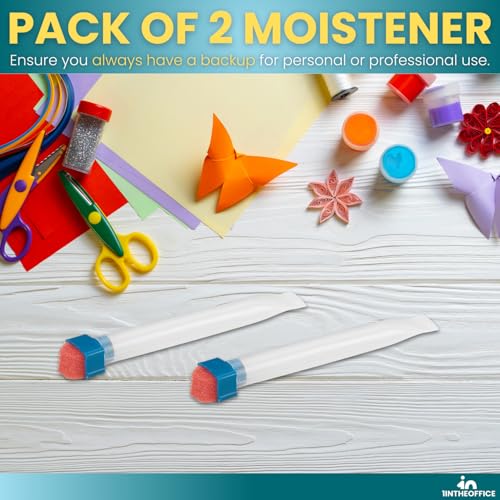 2 Pack Envelope Moistener - Stamp & Sealer Sponge for Letter Sealing