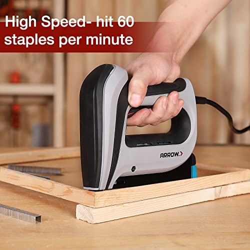 Arrow Electric Staple Gun Kit with 3750 Staples for Upholstery & DIY Projects