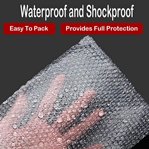 12x12 Inch Bubble Pouches Wrap - 50 Clear Protective Shipping Bags