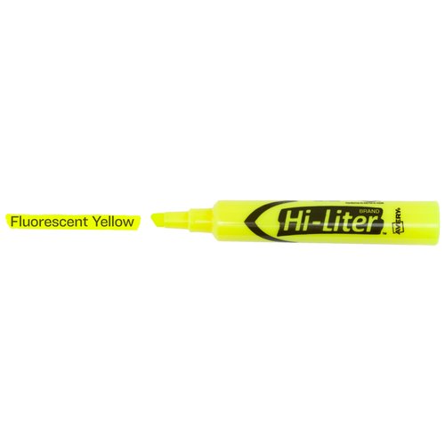 AVERY Hi-Liter Value Pack Desk-Style Highlighters, Smear Safe Ink, 200 Fluorescent Yellow Highlighters (24130)